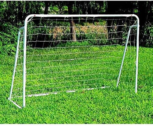 365×182×120CM Steel Tube Soccer Goal Training Set White
