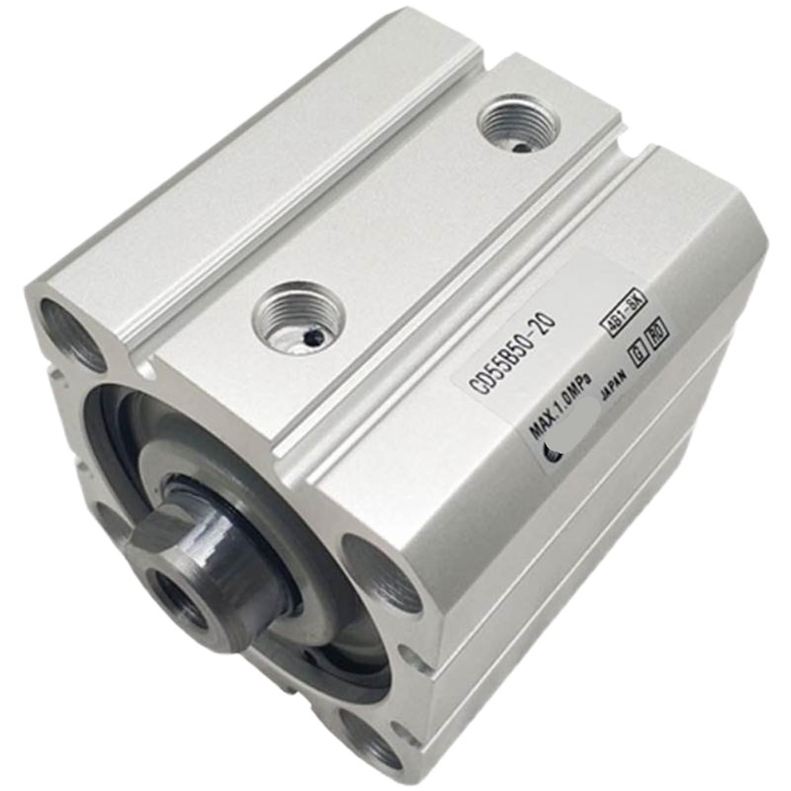 Cylindre pneumatique C55B40 en aluminium usiné haute précision de diamètre 40