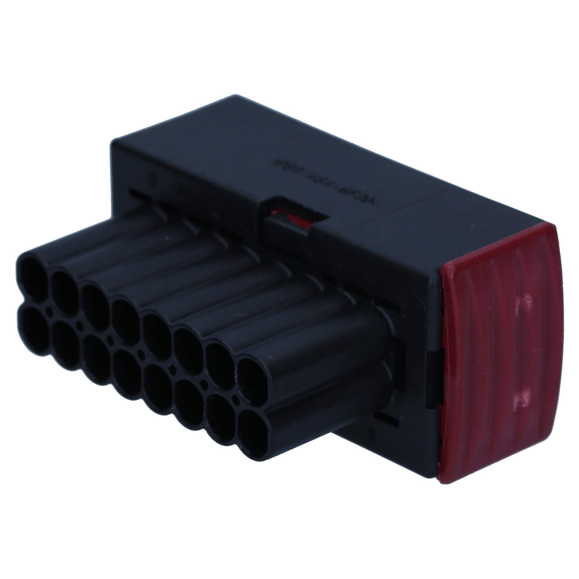 AMP 5x JPT Buchsengehäuse 16 Polig - Stecker Steckverbinder Gehäuse | Junior Power Timer Flachsteckverbinder für KFZ & Sonderfahrzeuge, IP54 Schutzklasse, 0,5-2,5mm² Leiterquerschnitt
