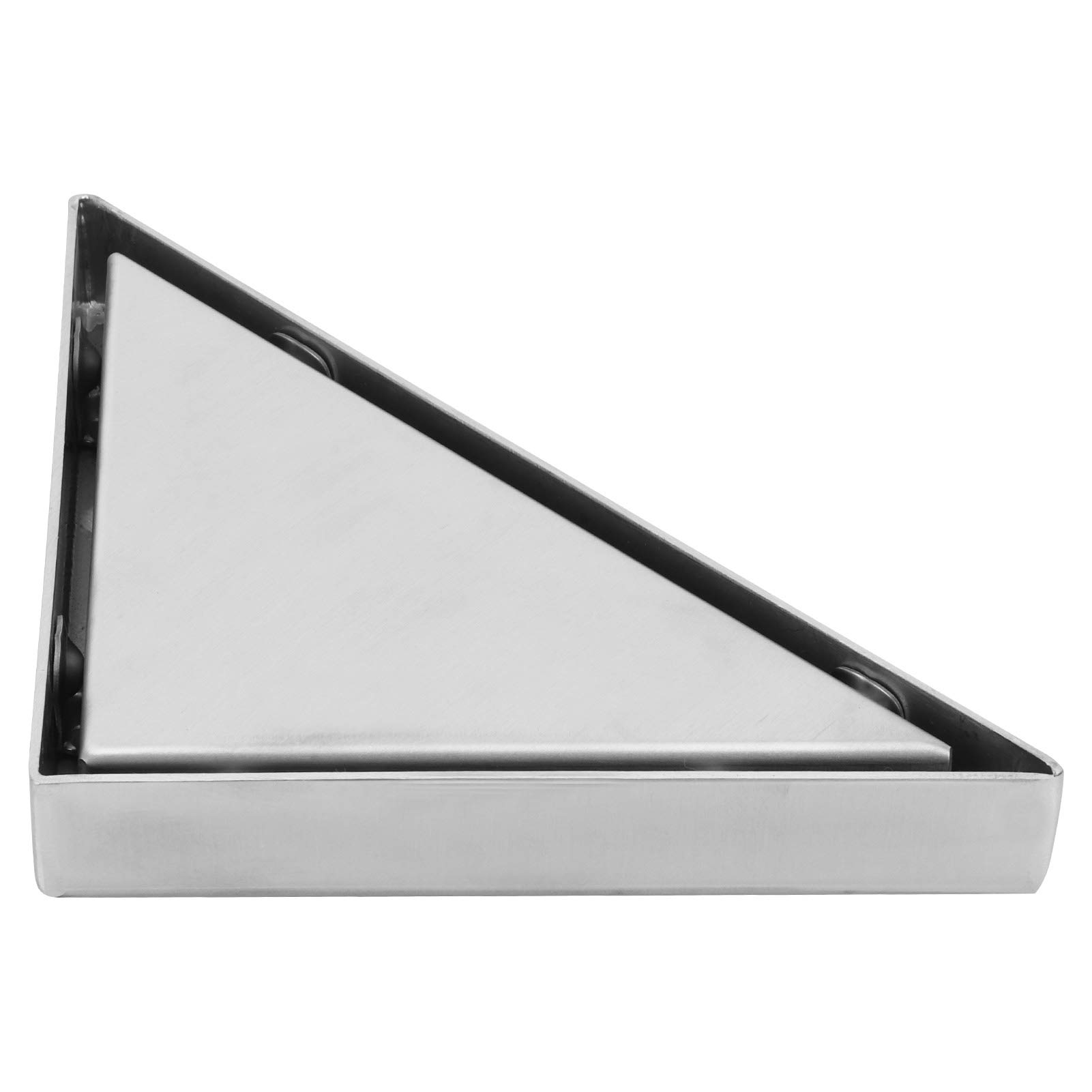 Drain d'angle triangulaire en acier inoxydable pour douche italienne KUIDAMOS