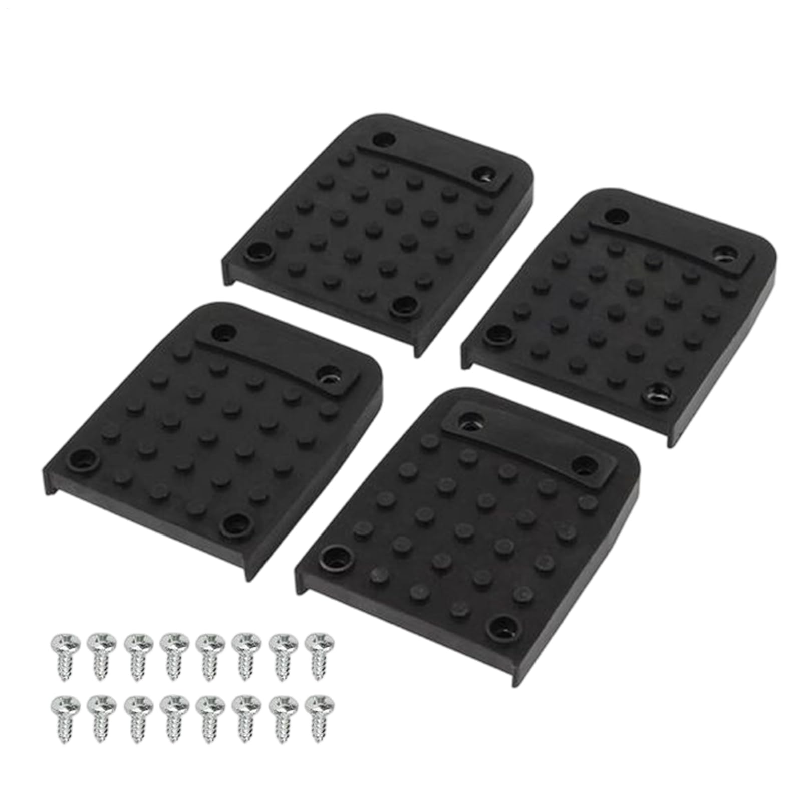 Semelle échasses plâtre usée ? Kit de 4 tapis de rechange anti-dérapant pour trépied de chantier