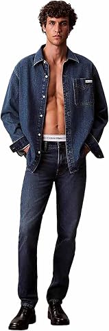 Calvin Klein Erkek Slim Taper Sahara Sand Jeans Slim Taper Sahara Sand