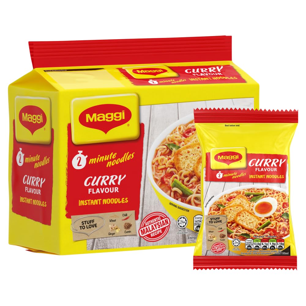 MAGGICurry Flavour Instant Noodles Multipack 5 x 79g