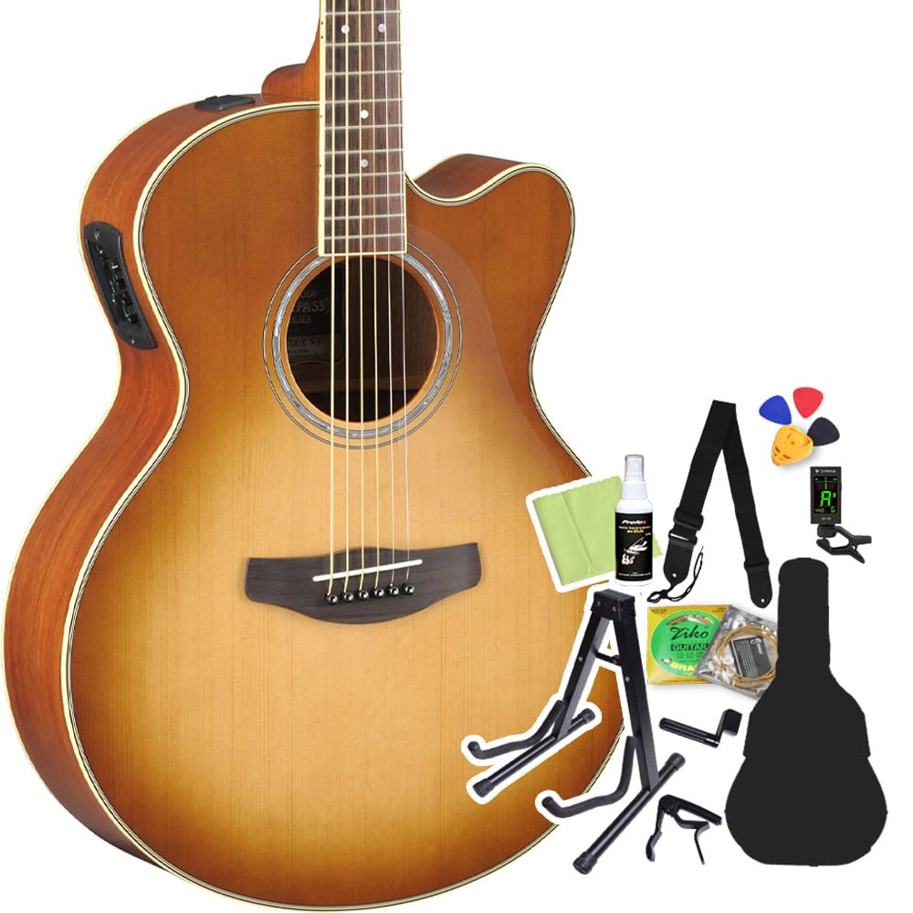 Amazon | YAMAHA CPX700II SDB アコースティックギター初心者12点