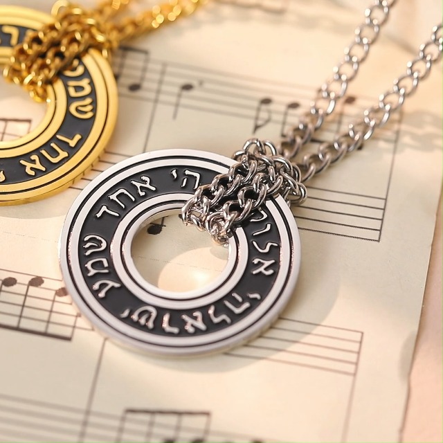 Collana Pietre Uomo Collana Ciondolo Da Uomo Acciaio Inox Tono Argento Stella Di Stella Di David