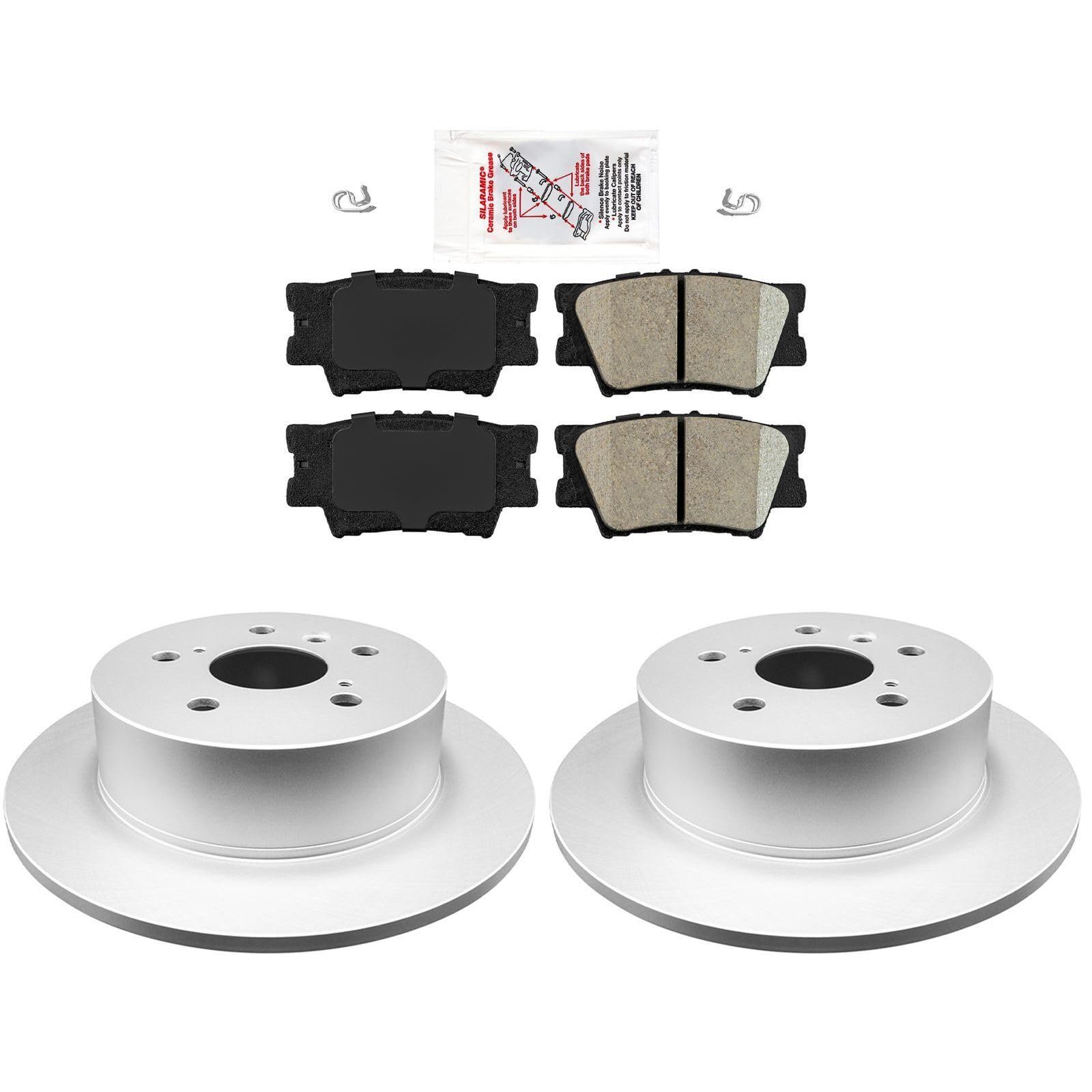 Amazon.com: SXBIBNM Disc Brake Rotor and Pad Set Kit Rear Side 