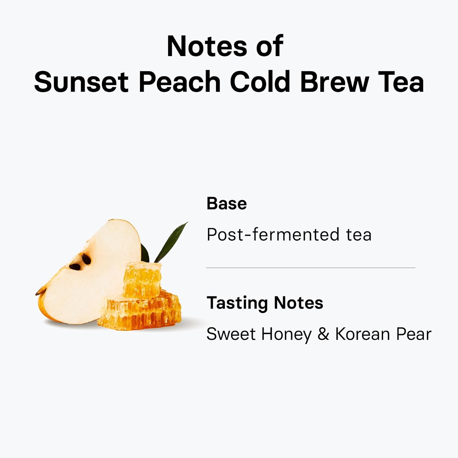 OSULLOC Honey Pear Tea (1.06 oz, 30g) & Honey Pear Cold Brew Tea (1.76 oz, 50g)