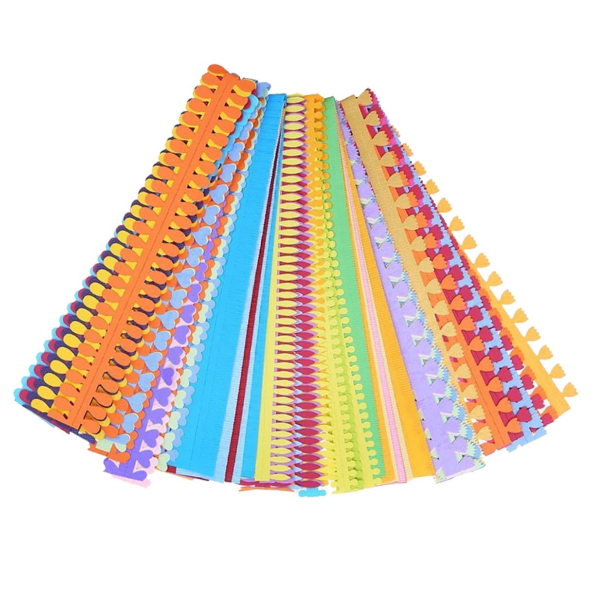 ULDIGI Flower Crepe Paper Pink Rose 60pcs Quilling Paper Flowers for Art Projects