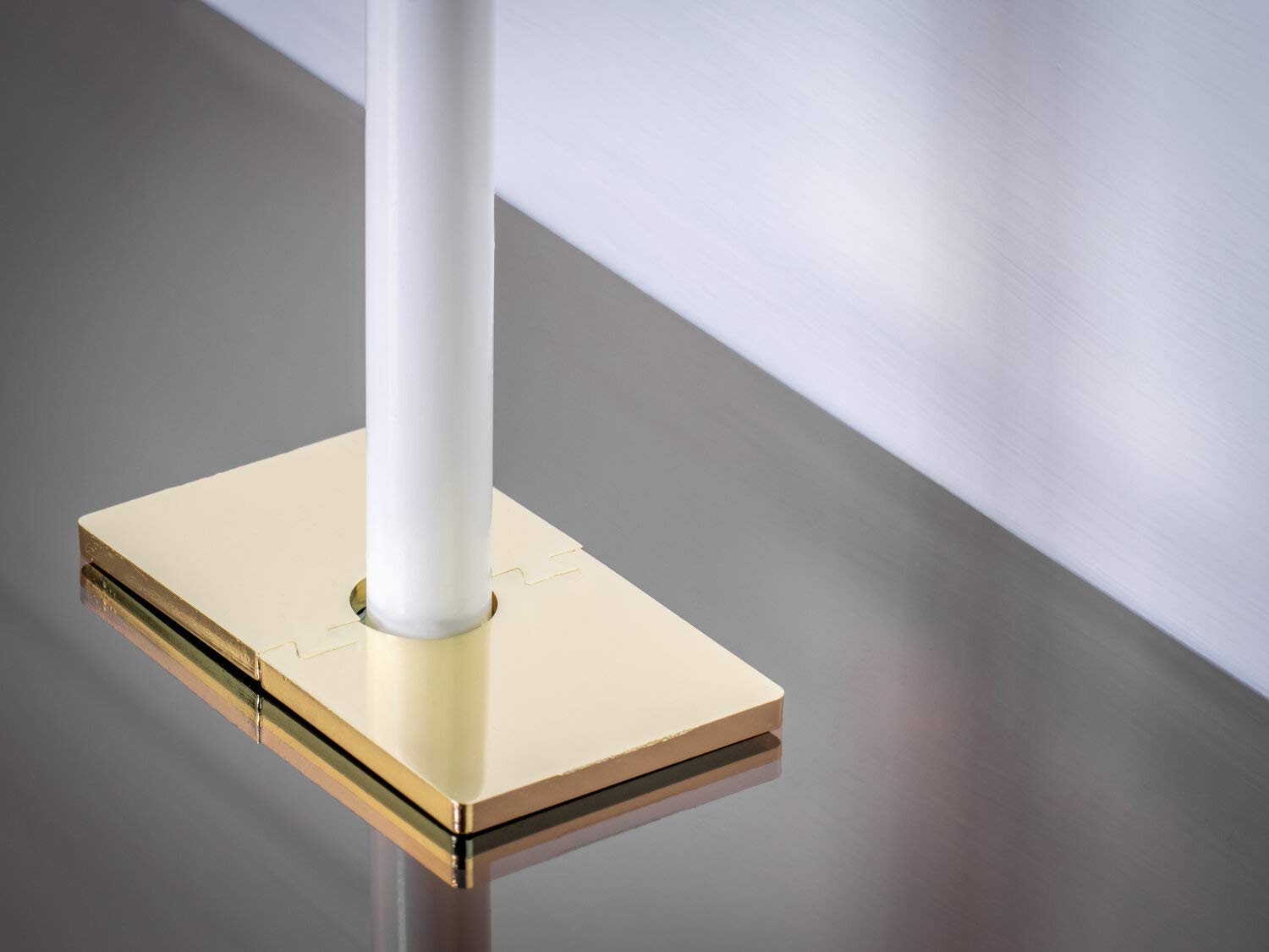 Stairrods Brass Oblongo Pipe Cover (Brass)