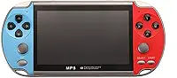 Andoer Console de videogame X7 de 4,3 polegadas Jogadores de videogame portáteis Double Rocker 8GB de memória integrada 1000 Games MP5 controlador de jogo Saída de TV