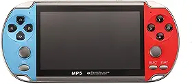 Andoer Console de videogame X7 de 4,3 polegadas Jogadores de videogame portáteis Double Rocker 8GB de memória integrada 1000 Games MP5 controlador de jogo Saída de TV