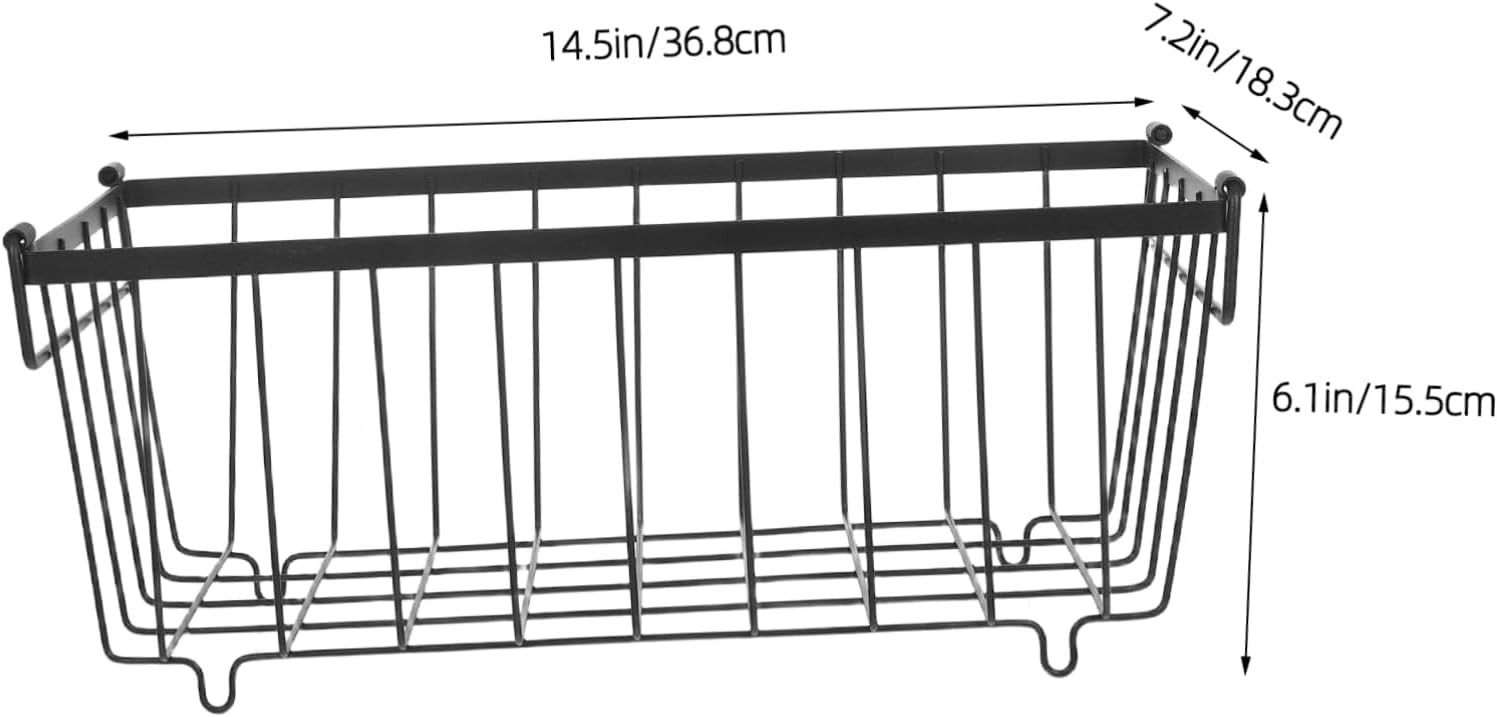 4pcs Freezer Wire Storage Baskets with Handles Durable Organizer Bins for Chest Freezers Refrigerators Pantries Efficient Food Organization and Access