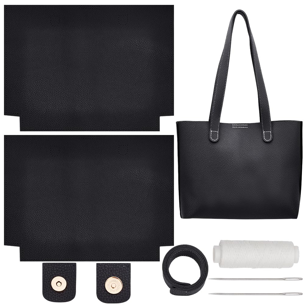 Kit de fabrication de sacs à main pour coudre facilement votre grand sac noir sans machine