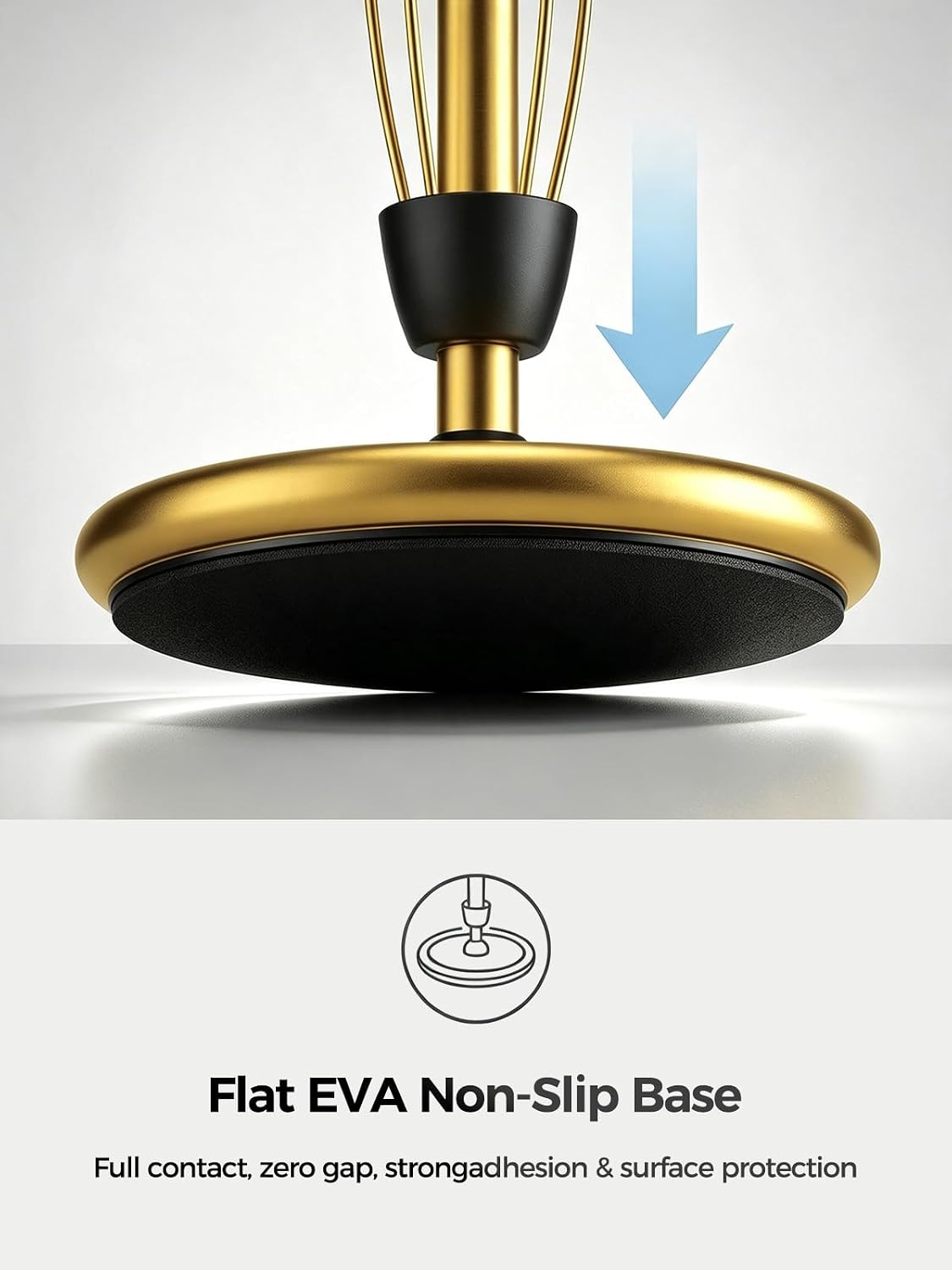 VEHHE Paper Towel Holder Countertop with Weighted Base, One-Hand Tear image 5