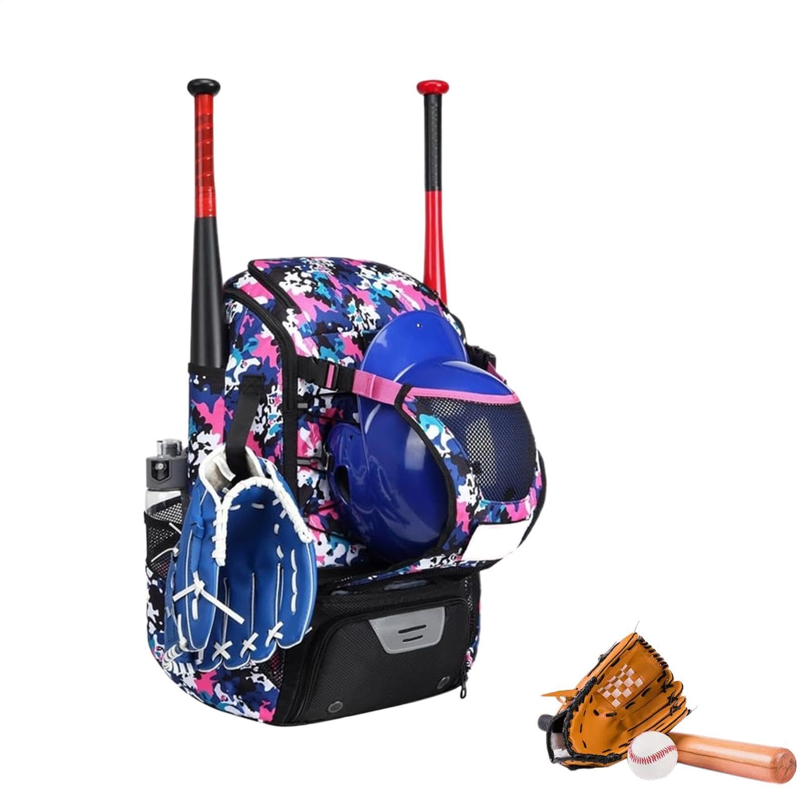 Torba do softballu Duży i plecak z przegrodą na buty