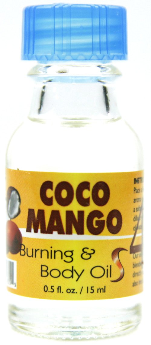 Popular Flavor Fragrance Body And Burning Oil 0.5 Oz (COCO MANGO)