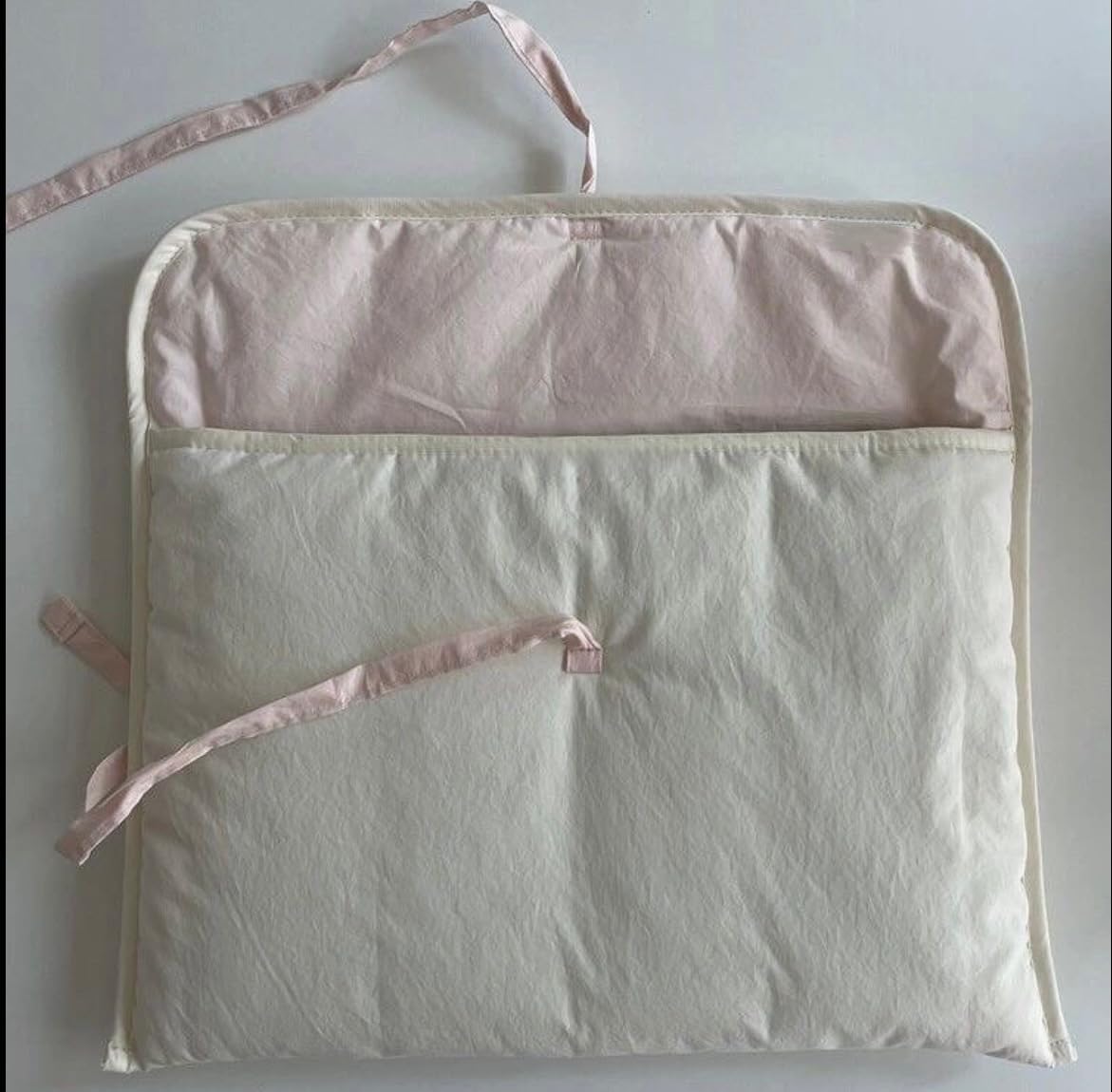 Cute Y2K Bowtie Laptop Sleeve Puffy Notebook Bag 11-14 Inch Tablet Bag Cutecore Protective Laptop Case for Women (13-14 Inch,White) - Image 6