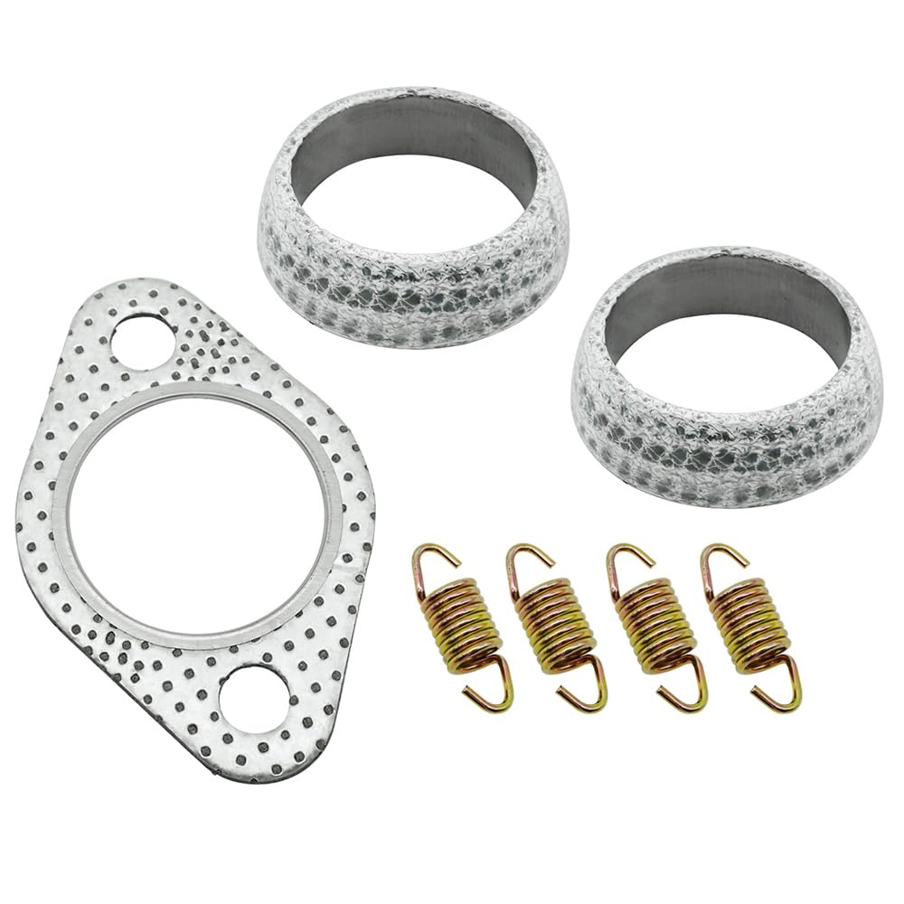 Guarnizione scarico marmitta Kit di ricostruzione molla adatto per Polaris Scrambler 500 Sportsman 400 450 500 2001-2014 Ranger 400 425 500 Hawkeye 400 Worker 500 3085075