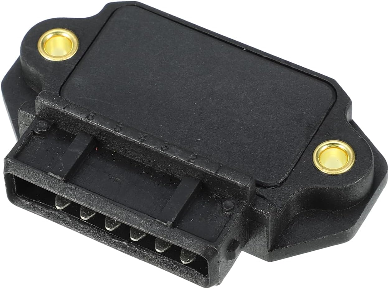 Ignition Control Module, Inner Ignition Module Control Unit No. 90006499 for Peugeot 505 1987-1990 for Porsche 911 1990-1994 ABS Black, Pack of 1