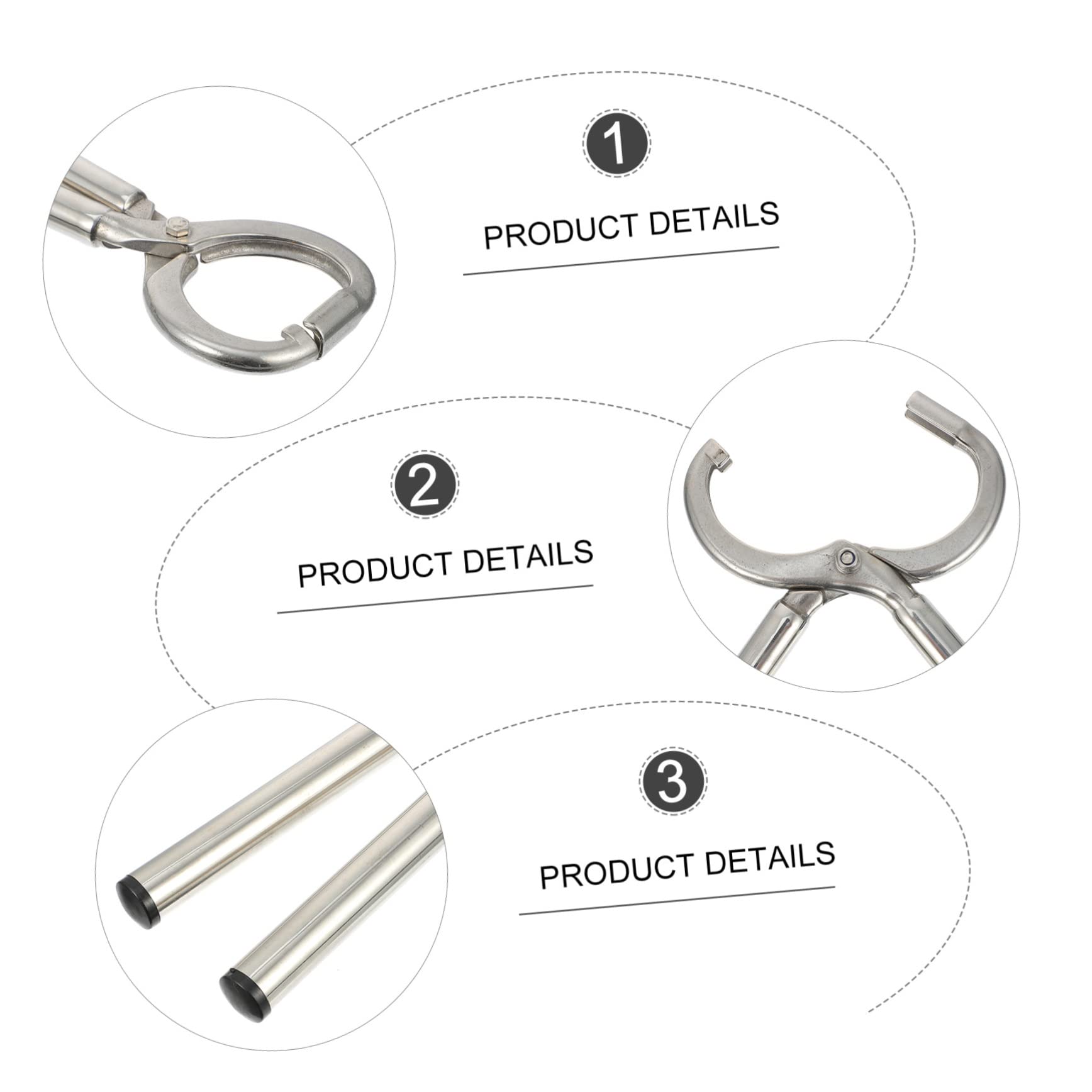 SHINEOFI 1pezzi Pinza per Anello Nasale per Bovini in Inox Strumento Veterinario per Installazione Anello Nasale Antiruggine Facile da Usare