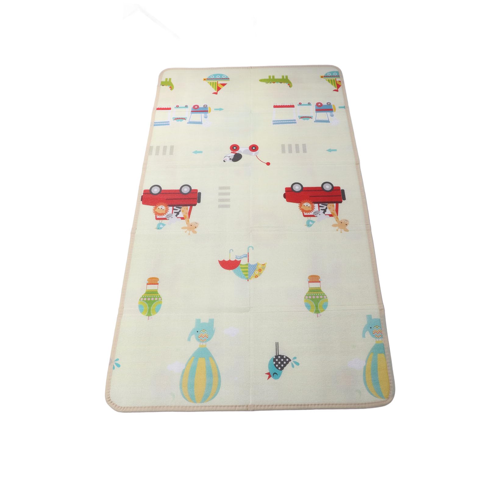 Topiky Tappeto Gioco per Bambini 180 X 100 Cm, Tappeto Pieghevole per | Tappetino da gioco per attività morbido e confortevole al tatto, leggero, compatto, su entrambi i lati, per interni ed