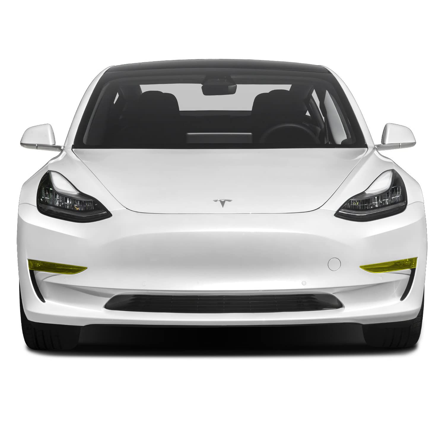SlickMod PreCut Vinyl Smoke Tint for 2020-2022 Tesla Model Y Foglight (3. Foglight, Yellow)
