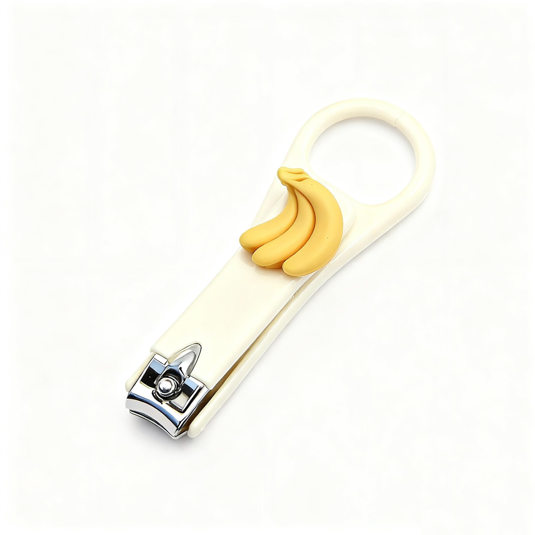 Premium Nail Clippers, Cute Nail Care Kit Sturdy Nail Trimmer Fingernail Clippers for Girls Gift Kids,Banana