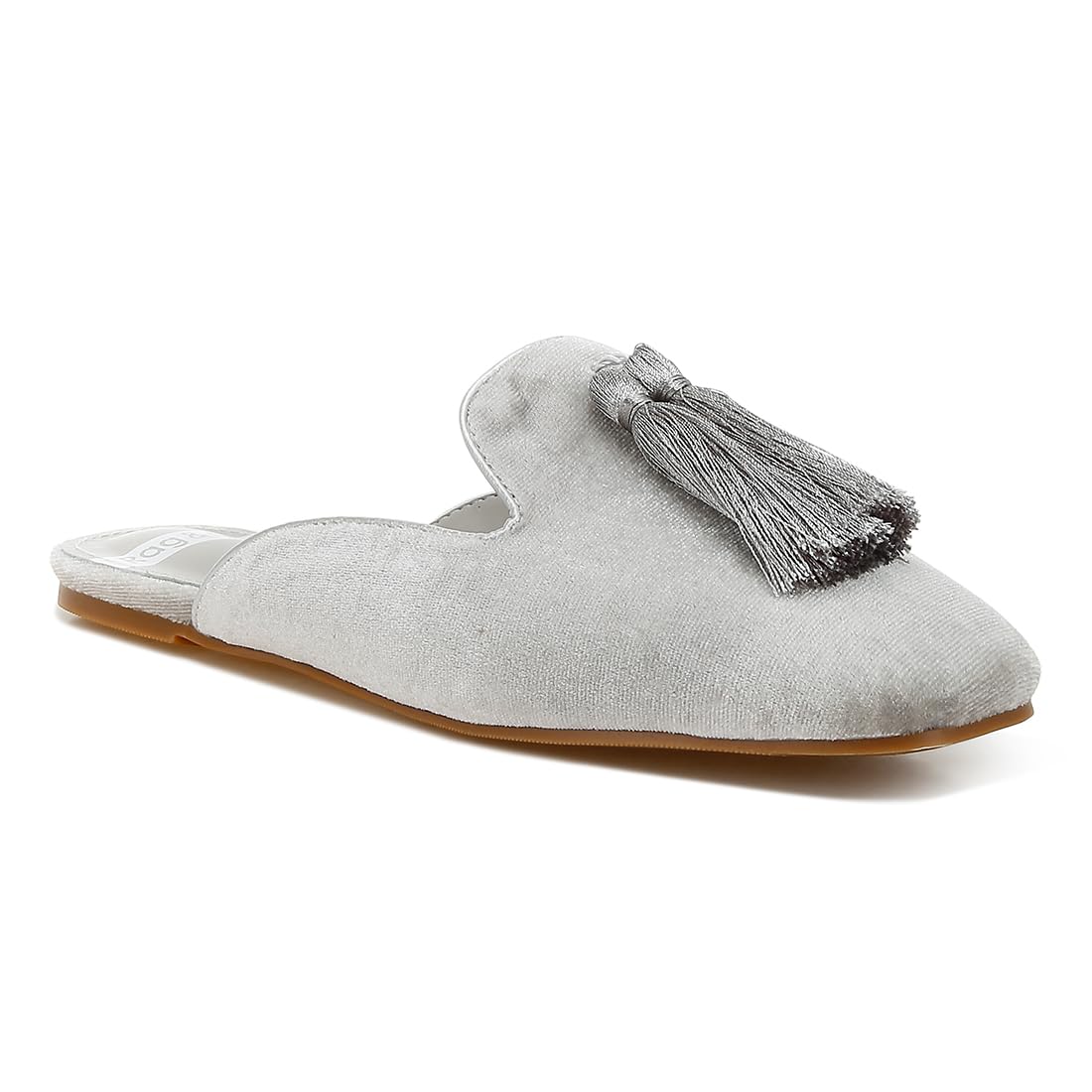 Tassel Detail Velvet Mules|Mules For Women Casual|-image-33