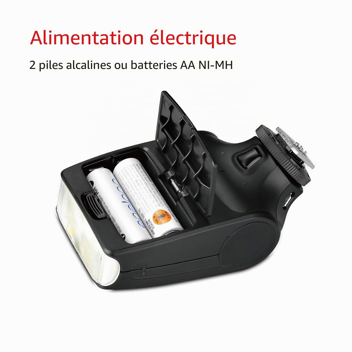 Meike MK-320C Speedlite Flash TTL Compatible avec Canon Mirrorless DSLR Hot Shoe Camera 1D Mark Series 1DS Series 5D Mark II 5D Mark III 5D 6D 7D 7D Mark II 50D 60D 70D 100D 550D 600D 700D