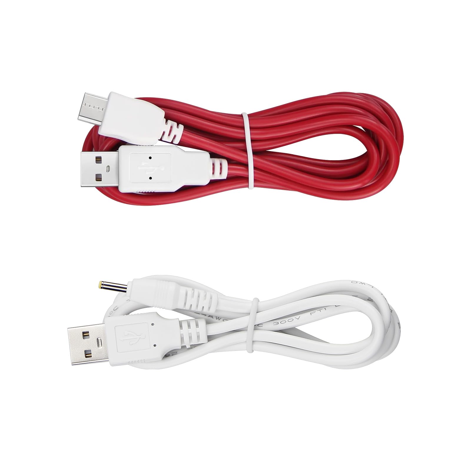 Smays Nabi Jr/Dream / Elev8 Tablet Charger Cable - 2-Piece Replacement Power Cord