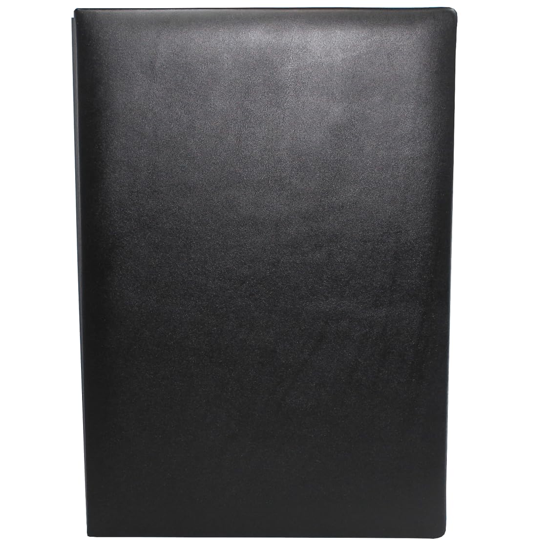 Unterschriftenmappe aus glattem Vollrindleder in Schwarz, Softcover, dehnbarer Rücken, 20 Register-Trennblätter aus stabiler grauer Kartonage, Aufnahme von DIN A4, Prägungen auf Anfrage