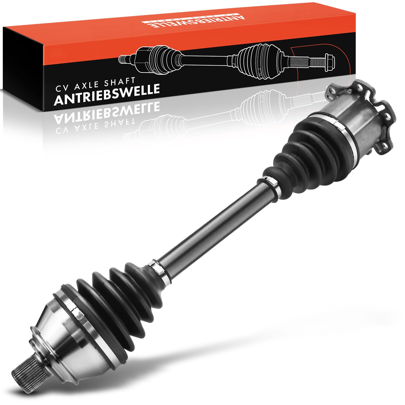 Frankberg Eje motriz Eje de transmisión Transmisión automática sin ABS Ring Eje delantero Derecha Compatible con A6 4F2 C6 A6 Allroad 4FH C6 A6 Avant 4F5 C6 Replace# 4F0407452X