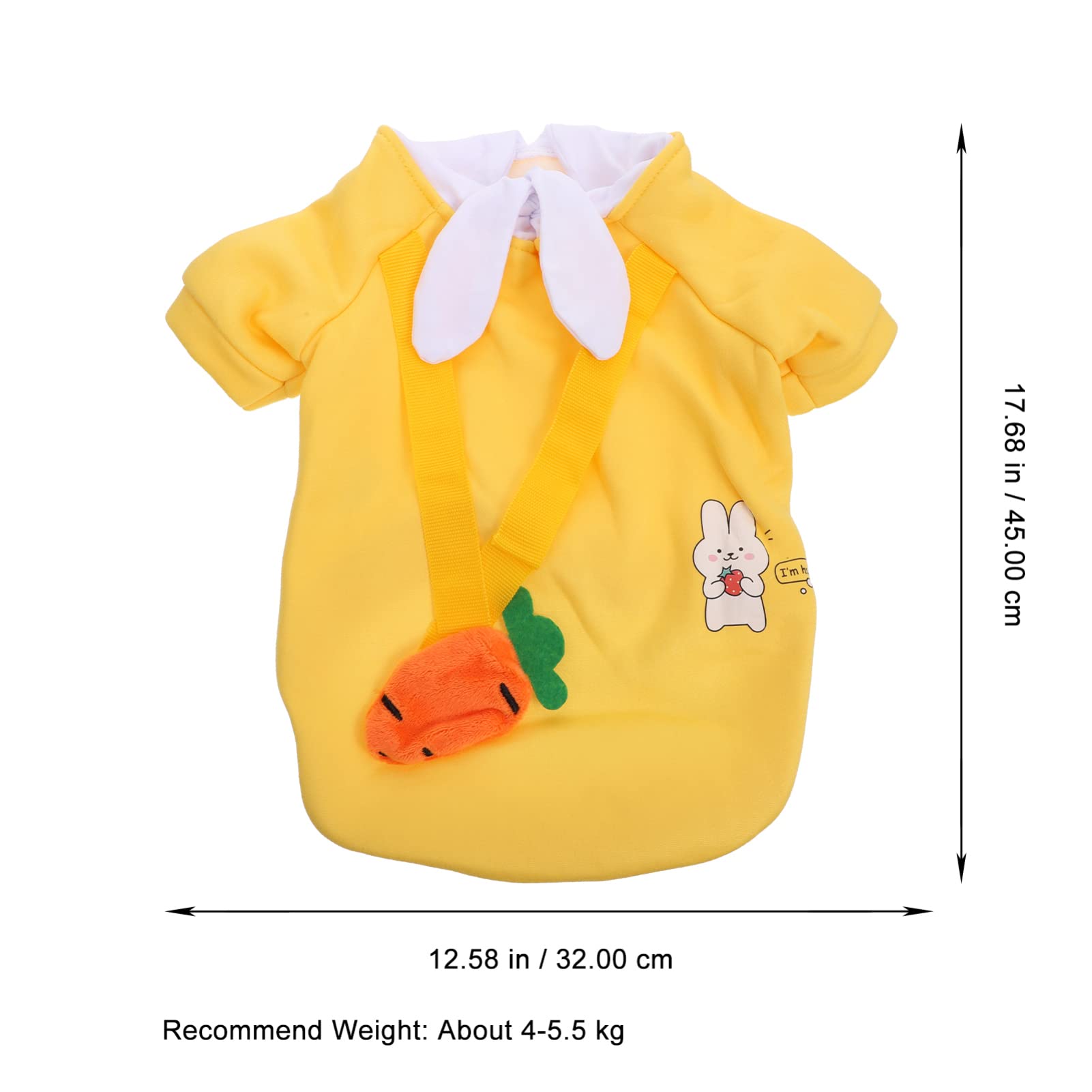 Felpa Con Cappuccio Per Cani, Pile Caldo, Design Carino Con Orecchie, Taglie XS-2XL - Ideale Per Inverno E Giorni Freddi