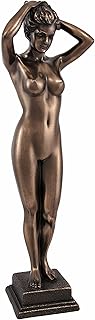 Veronese Bronzed Finish Standing Nude Woman Statue Figure Erotic Art
