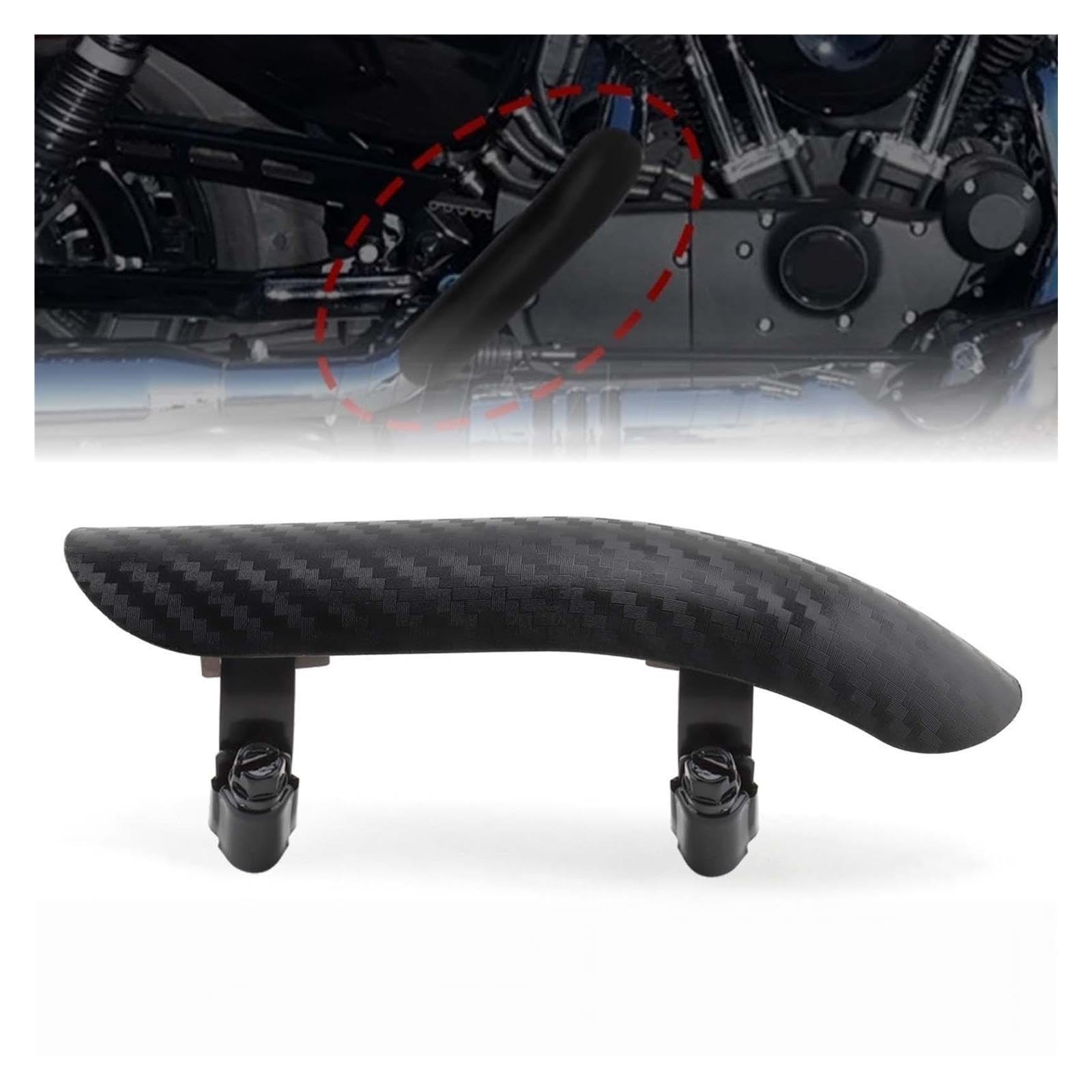 Cubierta Protección Térmica Para Tubo Escape Motocicleta Universal