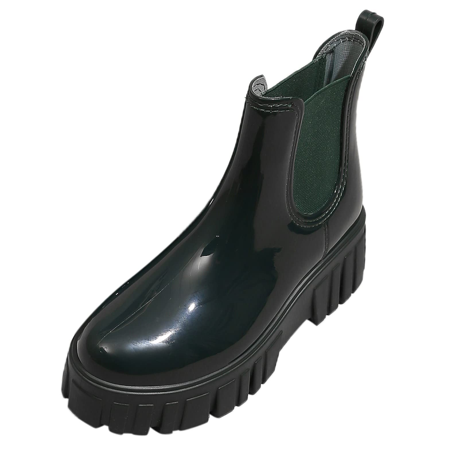 Chelsea Boots - Stivali da pioggia da donna, a mezza altezza, impermeabili