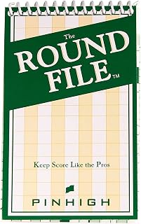Charter Round File Golf Journal Keep/Log Score Like Pros New