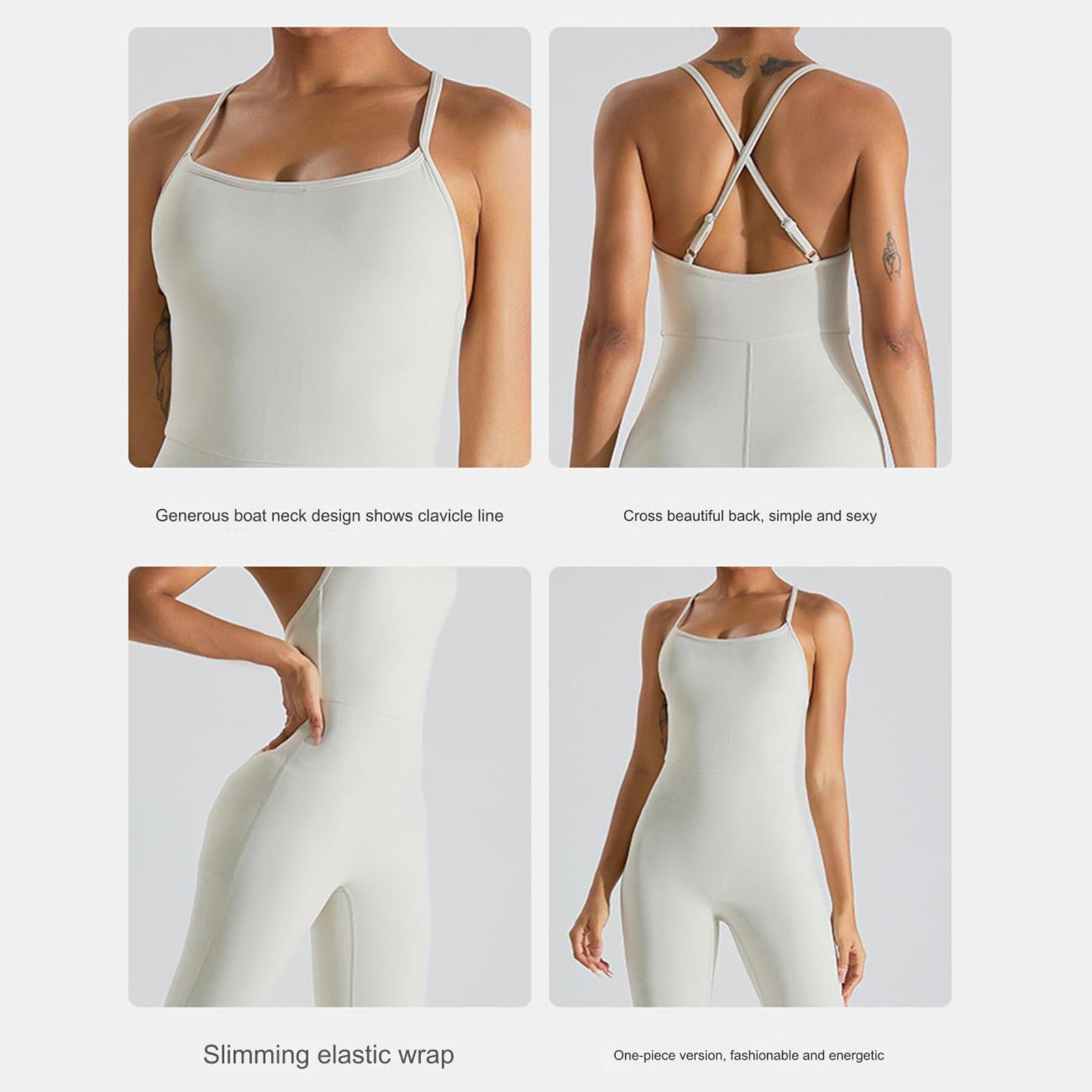 Ropa de yoga de una pieza, monos deportivos de baile, monos adelgazantes para mujer,A-L