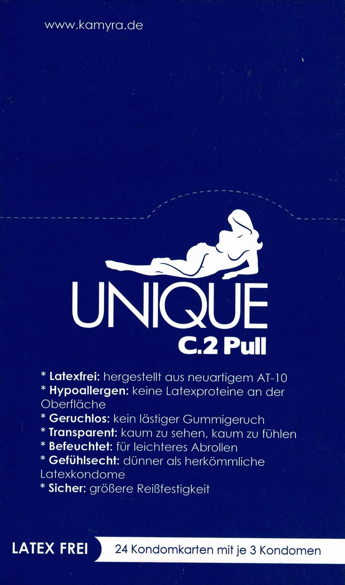 Unique Condom Card - 24x3 profilattici - senza lattice [Salute e Bellezza]