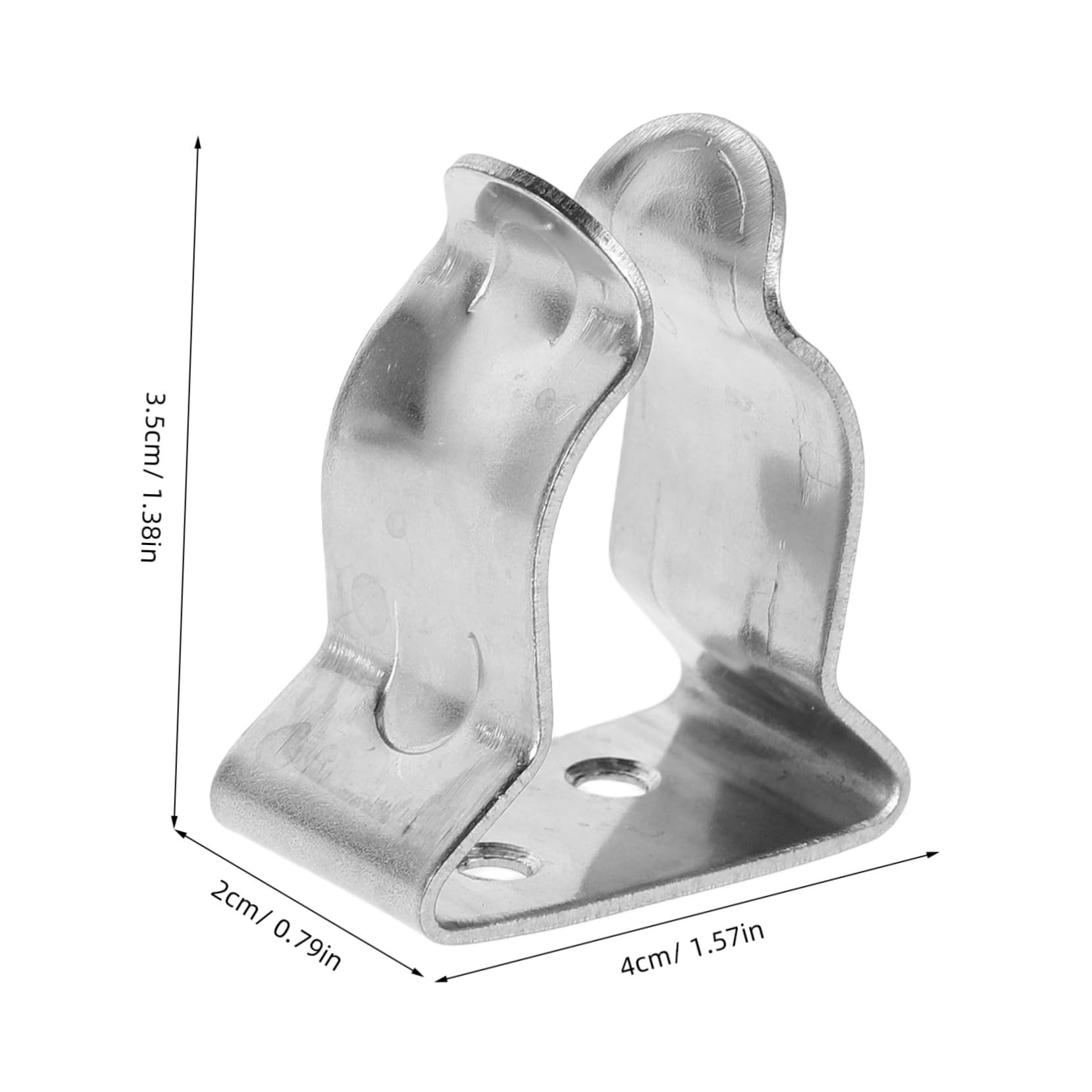 KICHOUSE Stainless Steel Paddle Mounting Bracket Small Clip for Kayak Roller Boat Accessories Boat Paddle Holder