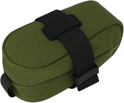 Erice Sacoche Velo, Water Resistant Storage Saddle Bag, Porte Bidon Velo, Bicycle Rear Rack Bag Carrier Trunk with Adjustable Cord, Bicycle Ebike Saddle Bag Accessories A