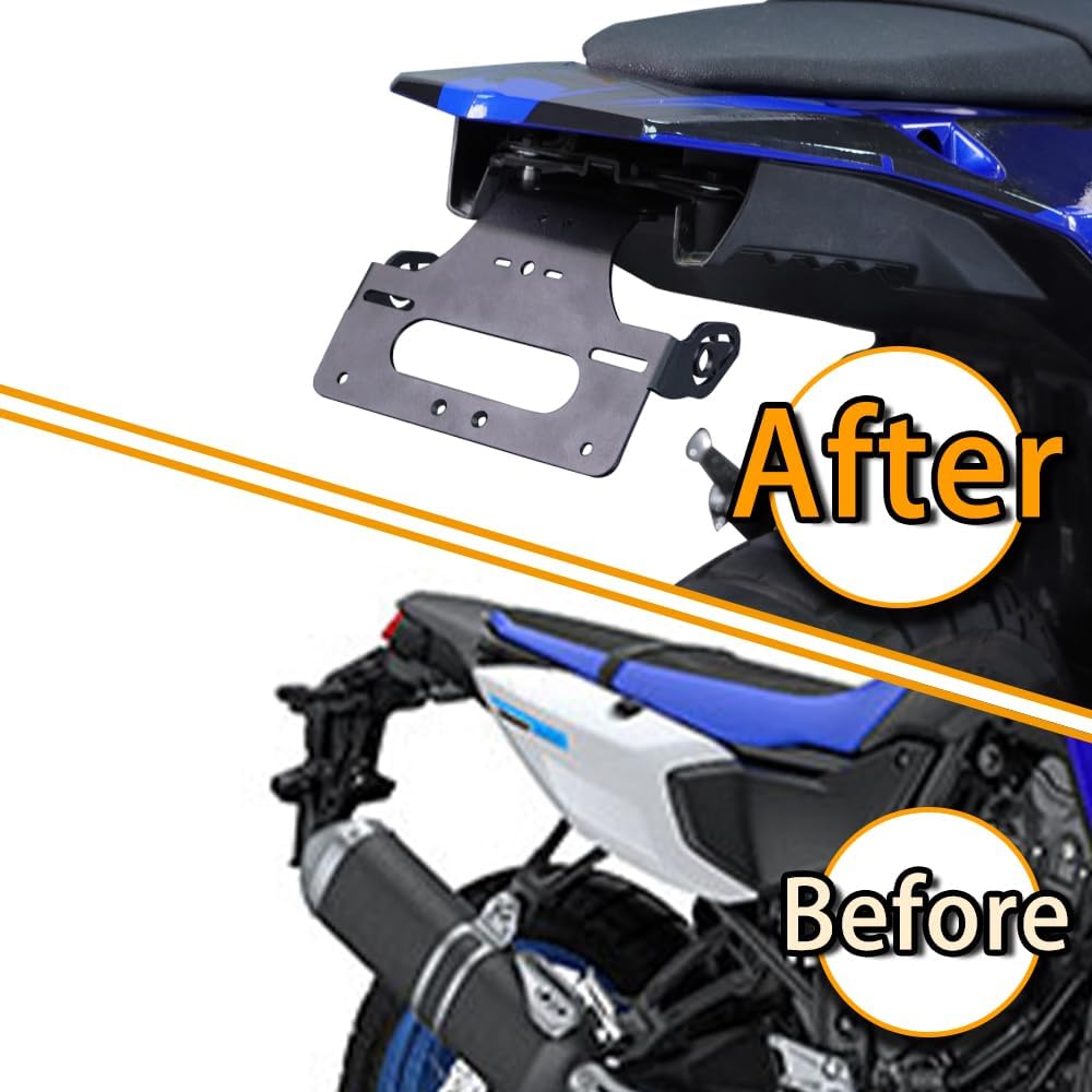 Fender Eliminator Fit for Tenere 700 XTZ690 19-26/Rally 21-26/World Raid 22-26/World Rally T7 2024 Tail Tidy