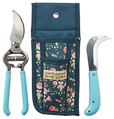 Julie Dodsworth Flower Girl Secateurs, Knife & Pouch Set by Briers