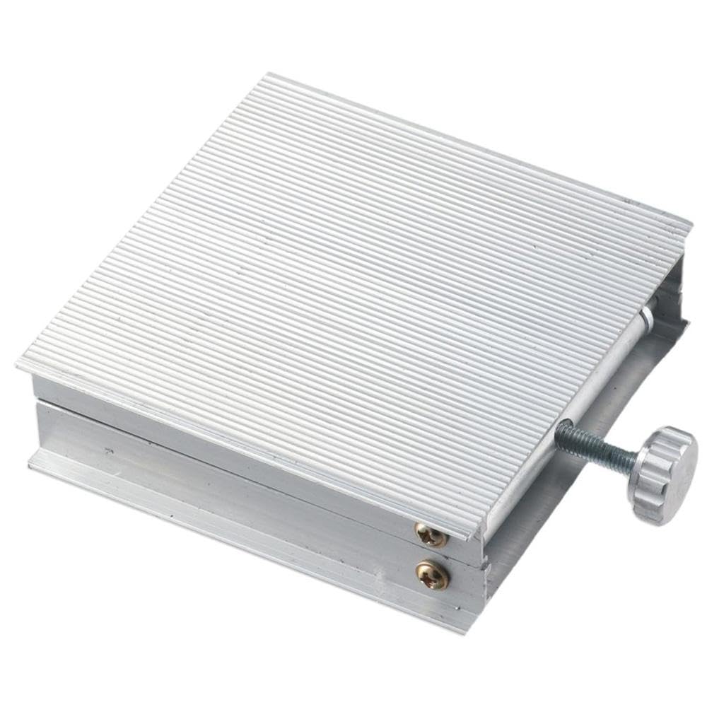 Silver 90 * 90mm Lab Jack, Expandable Lift, Lab Scissors Jack, Stainless Steel Laboratory Support Jack Platform Lab Lift Stand Table, Aluminum Alloy Measure Tool for Science Experiment Lab Stand