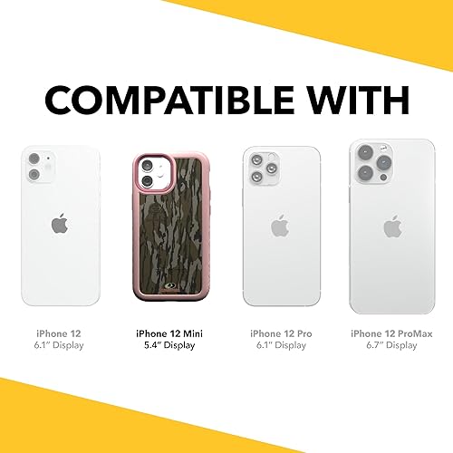 Miniatura 10 de cellhelmet Mossy Oak  Bottomland Orig  Funda de doble capa en negro ónix diseñada para iPhone 12 Pro Max a prueba de golpes y caídas, duradera, como