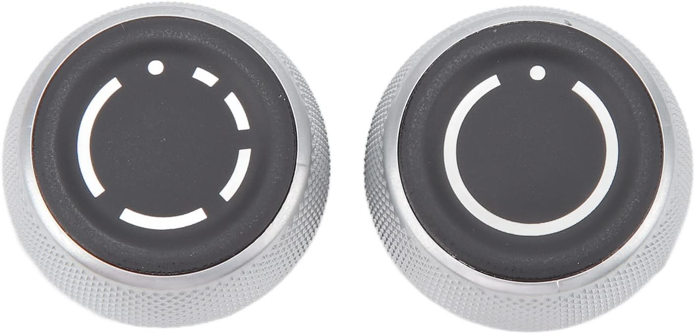 KIMISS Radio Knobs Replacement, 1Pair for Boxster Cayman 911 Radio