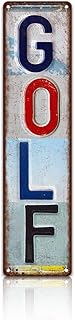JBYMsign Vintage Sport Street Sign Golf Wall Decor Metal Tin Signs Poster