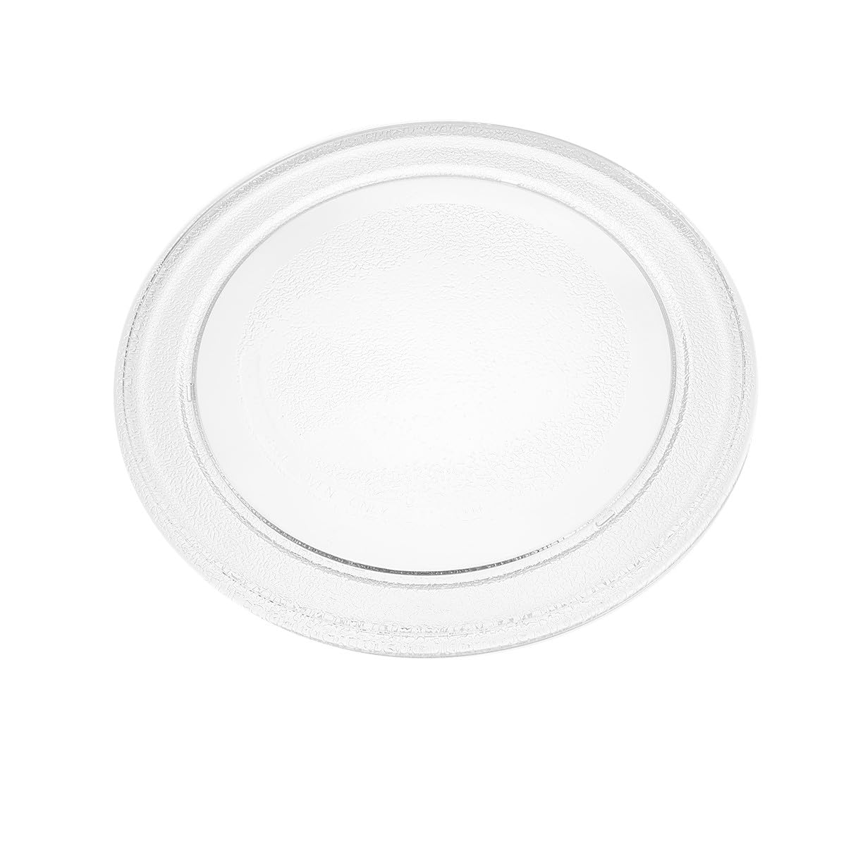 Angoily Plato de Vidrio para Microondas Resistente al Calor y Seguro Bandeja Redonda Práctica Repuesto para Horno Microondas