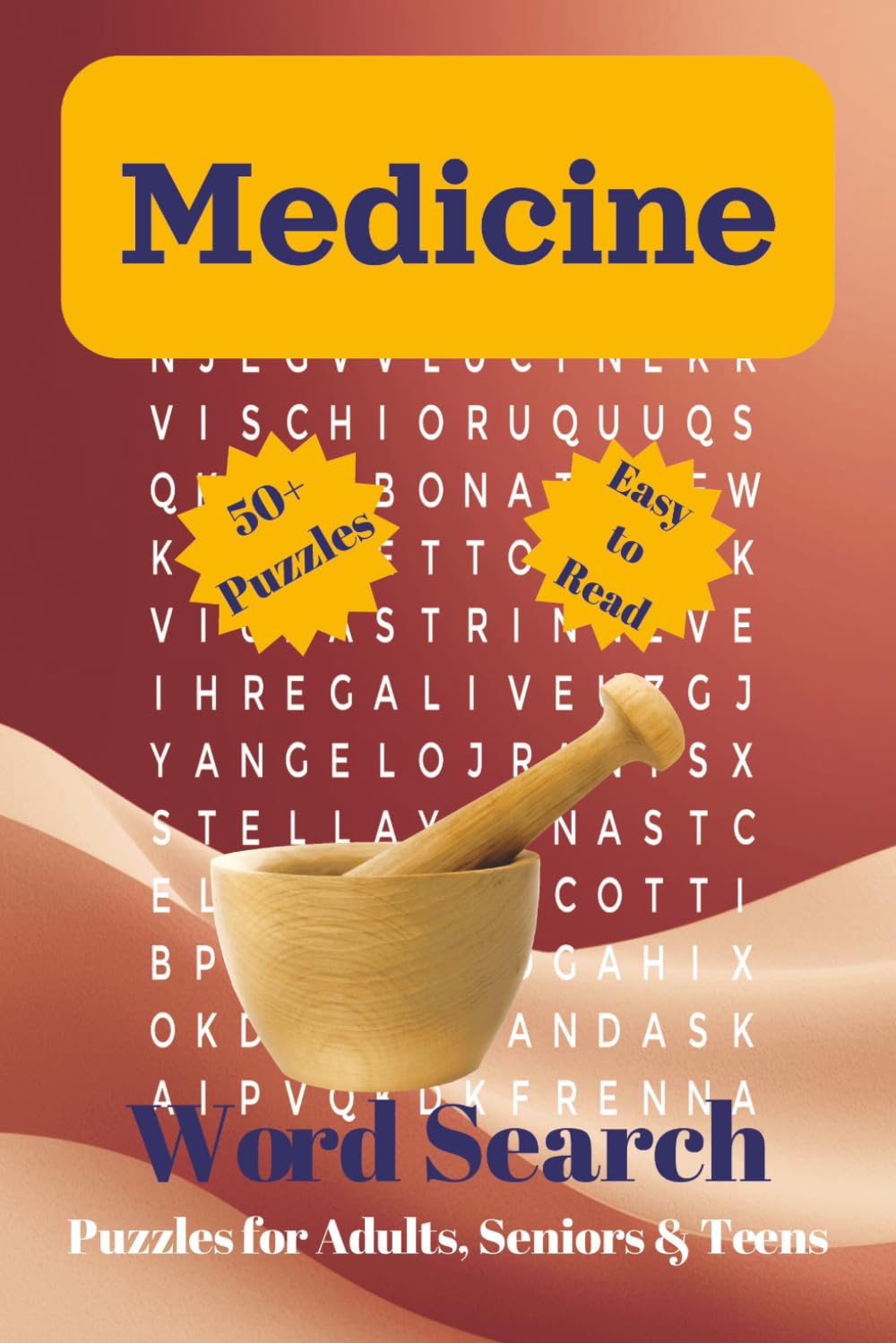 Medical Word Search Puzzle Book: Sharpen Your Mind with 50+ Fun Medical Word Search Puzzles | 6x9 inches, 110 pages |Featuring Anatomy, Symptoms, ... Gift for Nurses, Doctors, Students & Seniors