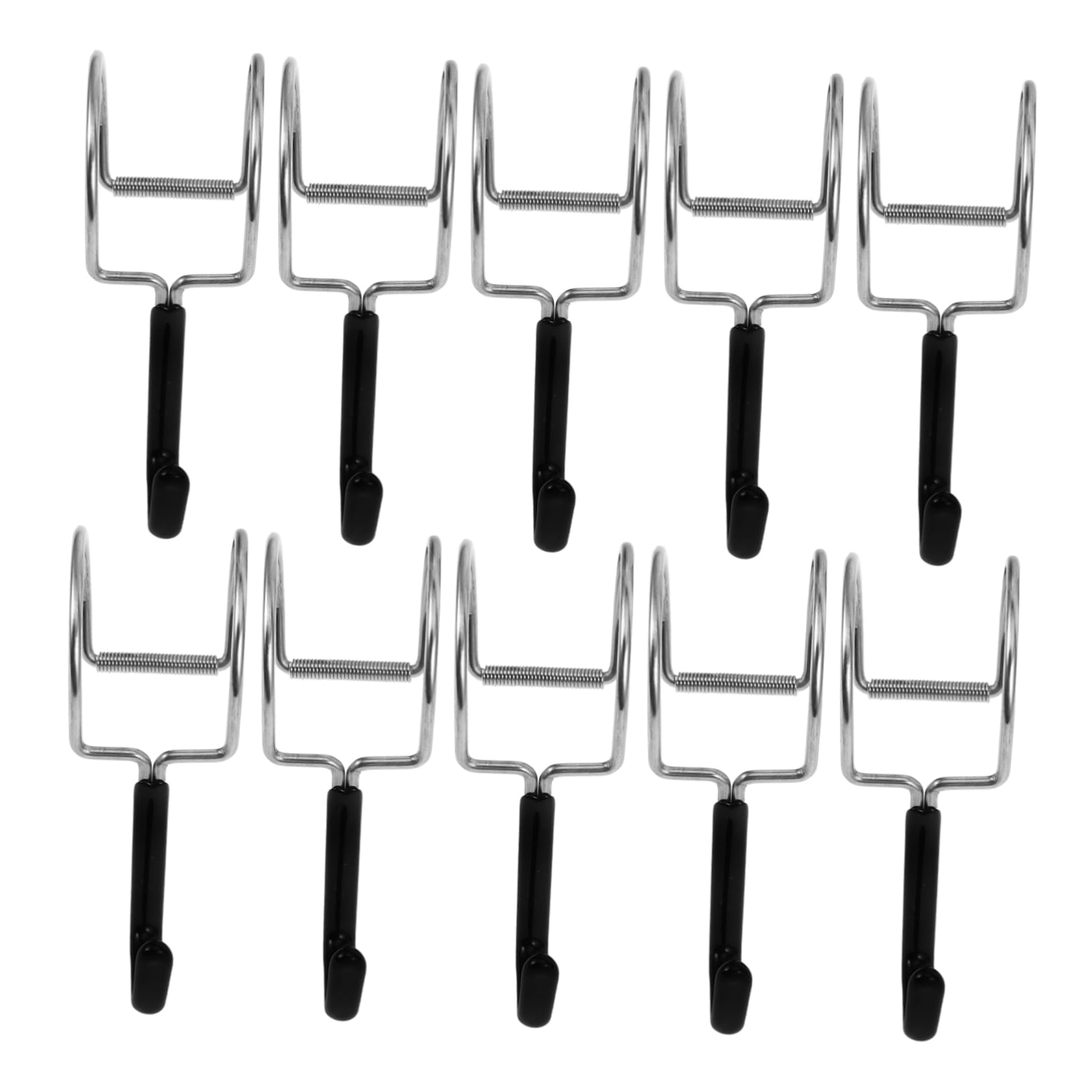 FUNOMOCYA 10-Pack s Hooks Stainless Steel Reusable Hanging Hooks for Kitchen Bathroom Coat Wardrobe Organize Your Space